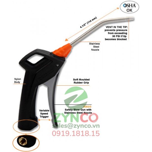 Súng Xì Khô Groz ABG/3/1-4F/BSP