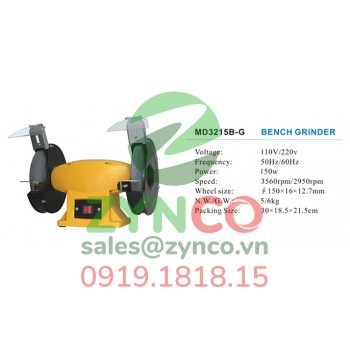 Máy Mài Đá MD3215B-G Ø150mm