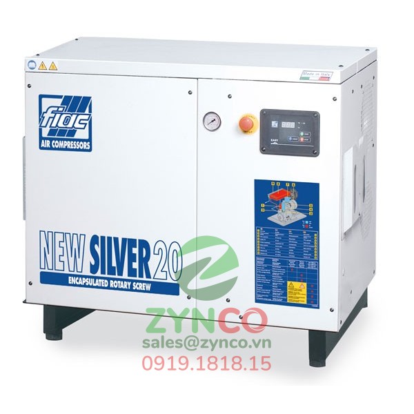 Máy Nén Khí Trục Vít Fiac New Silver 20