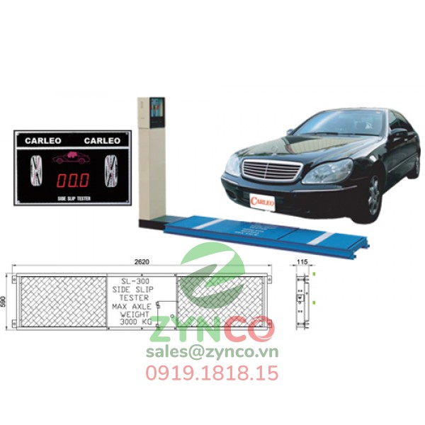 Thiết Bị Kiểm Tra Trượt Ngang Xe Carleo SL 300