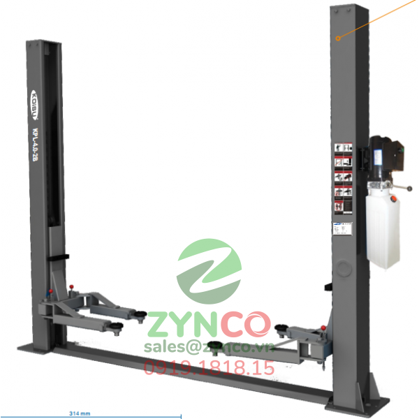 Cầu Nâng 2 Trụ Koisu KPL-4.0-2B