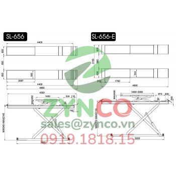 Cầu Cắt Kéo Carleo SL-656S