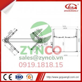 Cầu Nâng 2 Trụ Guangli GL3.2-2E