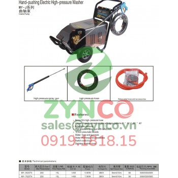 Máy Áp Lực Cao Nước Lạnh Koisu LA-7525T4