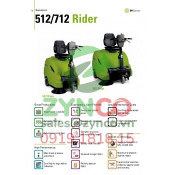 Máy Quét Rác IPC 512 Rider